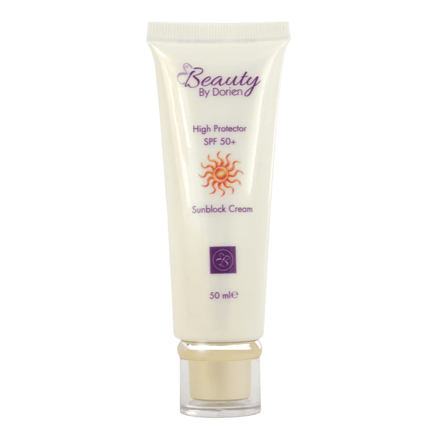 Zonnebrandcrème met SPF 50+ voor hoge bescherming tegen UV-straling