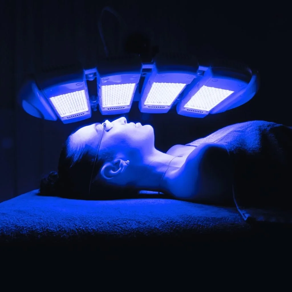 dermalux blauw licht led therapie